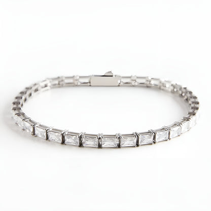 Baguette tennis bracelet