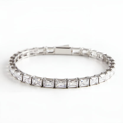 Baguette tennis bracelet
