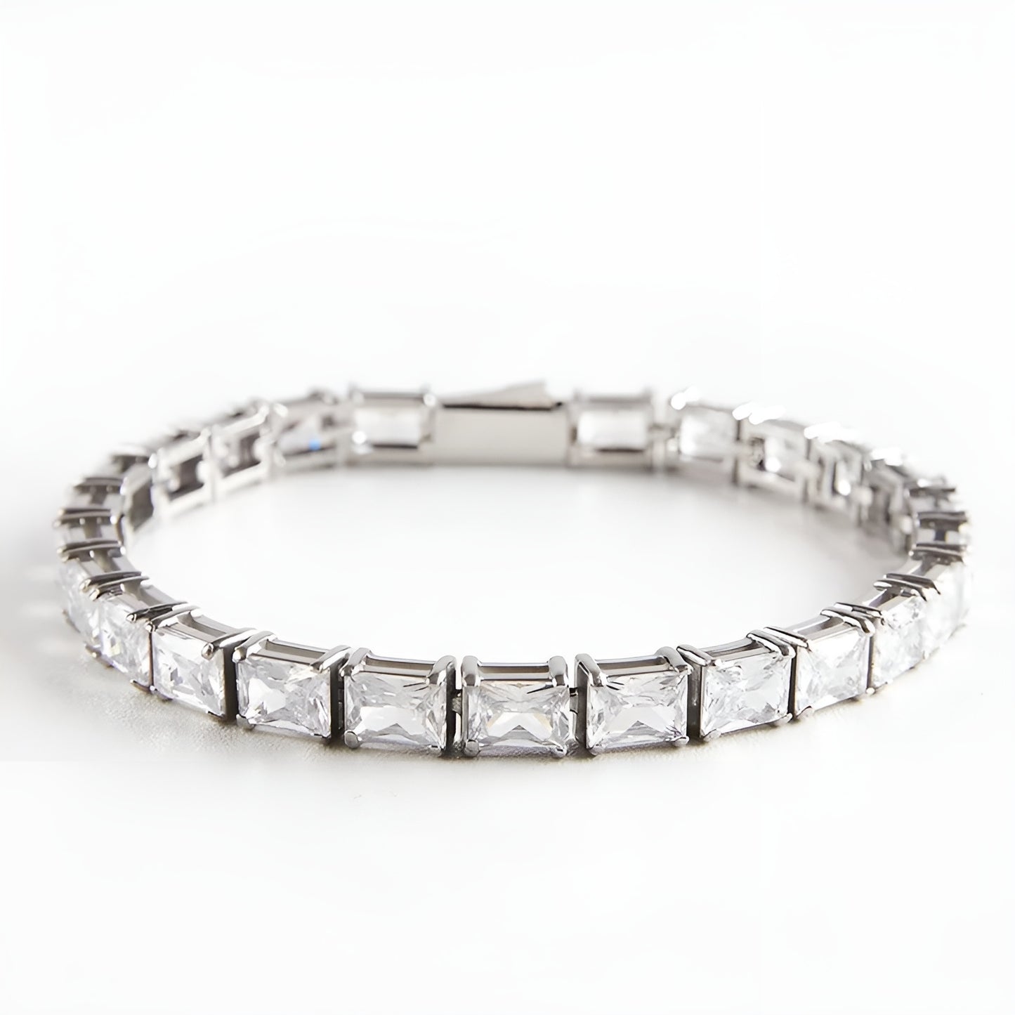 Baguette tennis bracelet