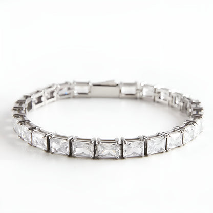 Baguette tennis bracelet