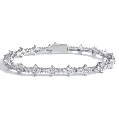 Honeycomb 3mm tennis bracelet