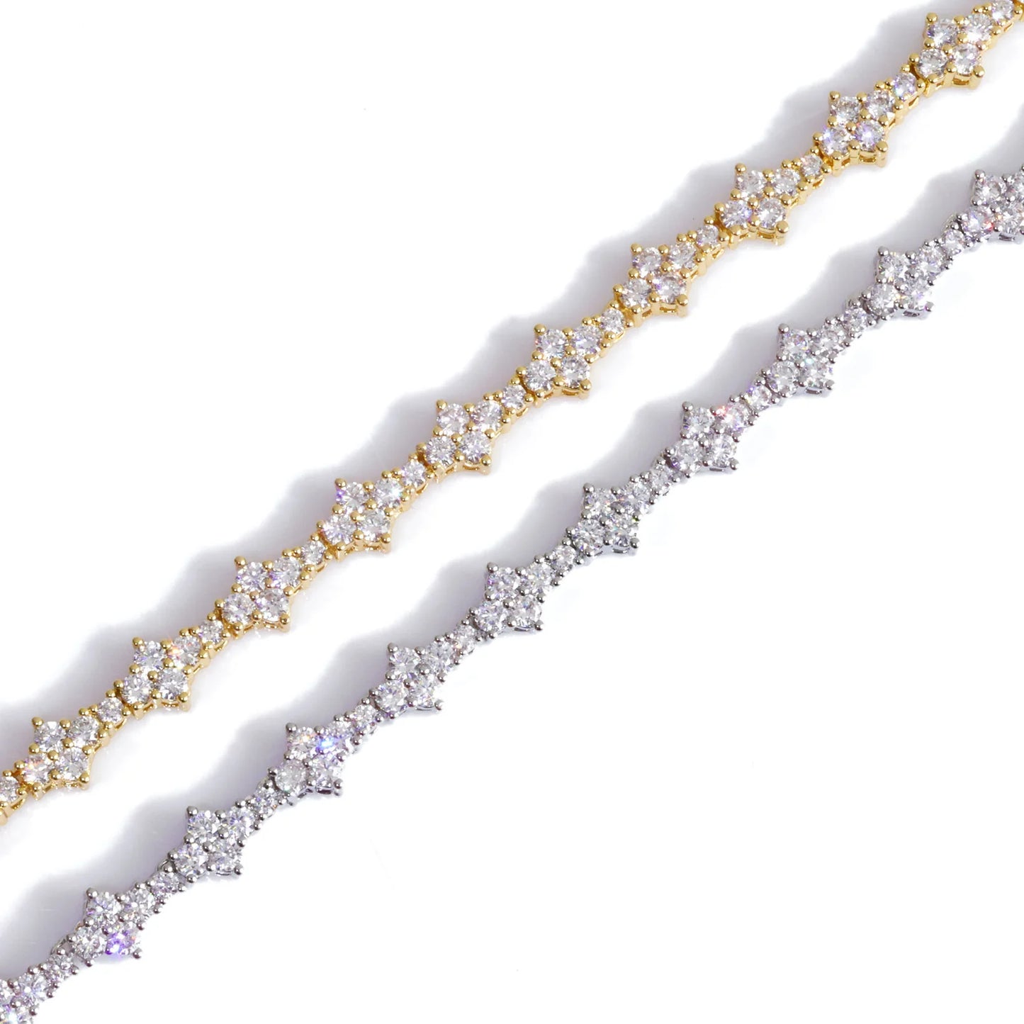 Honeycomb tennis chain