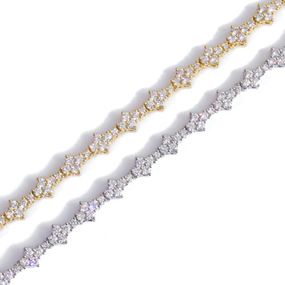 Honeycomb tennis chain