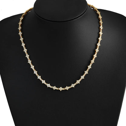 Honeycomb tennis chain